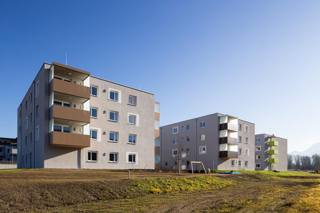 Kirchdorf JW 02 Junges Wohnen Kirchdorf Haus C & B & A Nord-Ostansicht