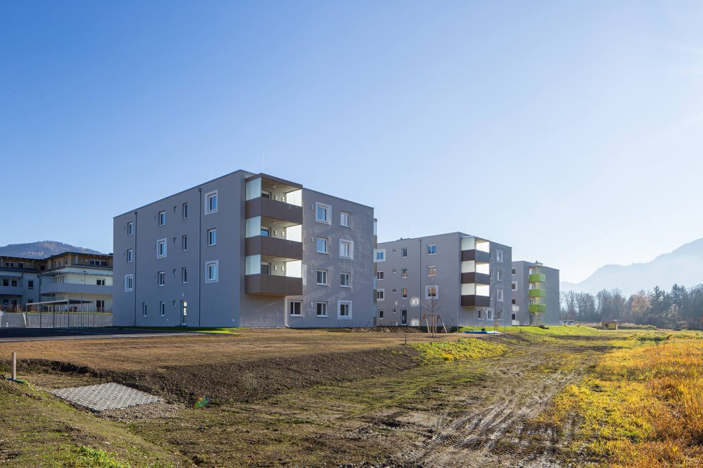 Kirchdorf JW 16 Junges Wohnen Kirchdorf Haus C & B & A Nord-Ostansicht